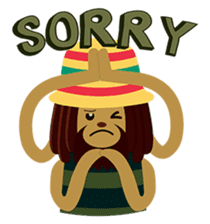 Rasta Monsters sticker #2066756