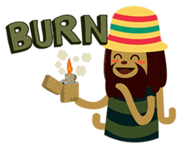 Rasta Monsters sticker #2066760