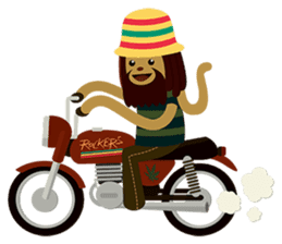 Rasta Monsters sticker #2066761
