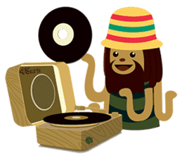 Rasta Monsters sticker #2066762