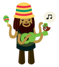 Rasta Monsters sticker #2066768