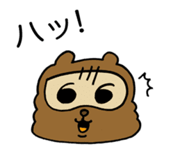 Kansai useless raccoon dog2 sticker #2066892