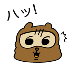 Kansai useless raccoon dog2 sticker #2066892