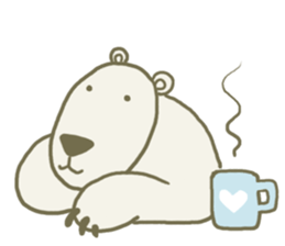 lazy lazy bear sticker #2066946