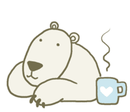 lazy lazy bear sticker #2066946