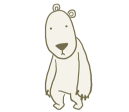 lazy lazy bear sticker #2066950