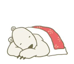 lazy lazy bear sticker #2066953