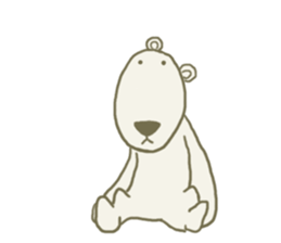 lazy lazy bear sticker #2066960