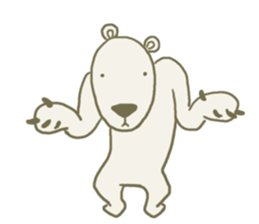 lazy lazy bear sticker #2066961