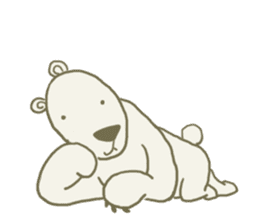 lazy lazy bear sticker #2066962