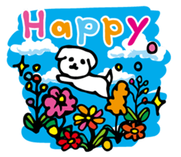 a sweet little dog sticker #2067432