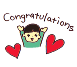 Congratulation! STICKER sticker #2067701