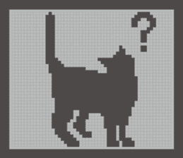 LCD Cat sticker #2067992