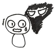 transparent guy sticker #2068187