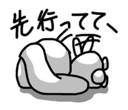 selfish rabbit sticker #2068344