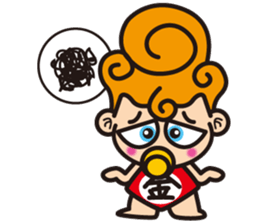 Crazy little baby sticker #2068693