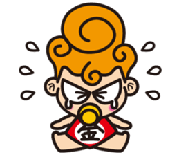 Crazy little baby sticker #2068701