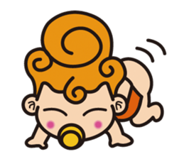 Crazy little baby sticker #2068702