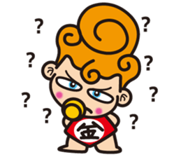 Crazy little baby sticker #2068720