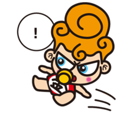 Crazy little baby sticker #2068724