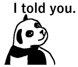 Nice Panda Guy (English Ver.) sticker #2069061