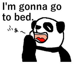 Nice Panda Guy (English Ver.) sticker #2069072