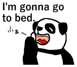 Nice Panda Guy (English Ver.) sticker #2069072