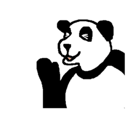 Nice Panda Guy (English Ver.) sticker #2069077