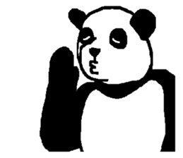 Nice Panda Guy (English Ver.) sticker #2069082