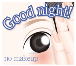 The attractive eyes of a beautiful woman sticker #2069475