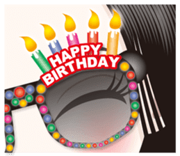 The attractive eyes of a beautiful woman sticker #2069487