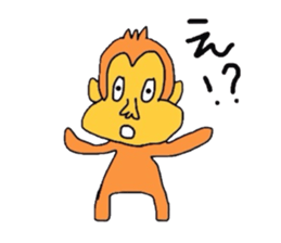 monkey go sticker #2070537