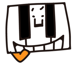 PIANO DOG 2 sticker #2070723