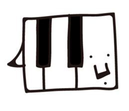 PIANO DOG 2 sticker #2070725