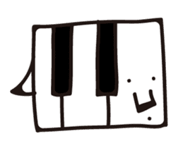 PIANO DOG 2 sticker #2070725