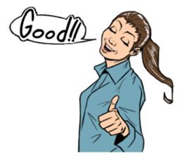 American comic style (en) sticker #2070973