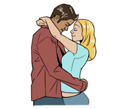 American comic style (en) sticker #2071007