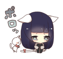 Animal system girlfriend ~Cat & Dog~ sticker #2071122