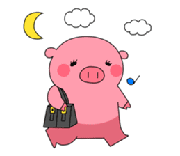 Anko-Chan of the pig sticker #2072454