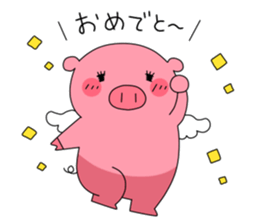 Anko-Chan of the pig sticker #2072459