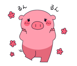 Anko-Chan of the pig sticker #2072460