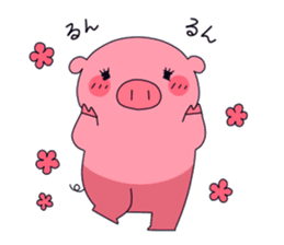 Anko-Chan of the pig sticker #2072460