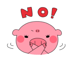 Anko-Chan of the pig sticker #2072466