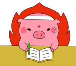 Anko-Chan of the pig sticker #2072470