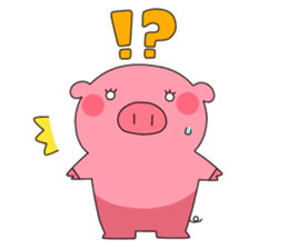 Anko-Chan of the pig sticker #2072476