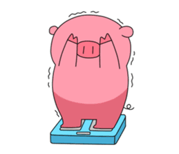 Anko-Chan of the pig sticker #2072484