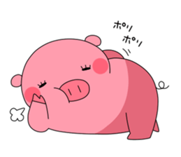 Anko-Chan of the pig sticker #2072490