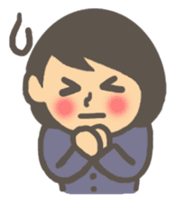 An eager but very polite saleslady sticker #2072888