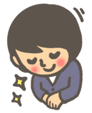 An eager but very polite saleslady sticker #2072891