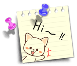 Memo cat(English) sticker #2073175
